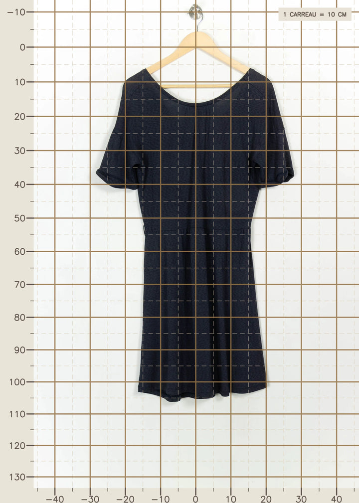 Robe Courte Bleue - Taille M/38 de la marque Sessùn | PARAD115090 - Vendu par Paradigme - Image 4