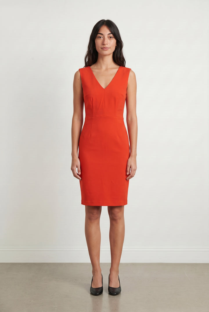 Robe Orange - Taille S/36 de la marque La Fée Maraboutée | PARAD115092 - Vendu par Paradigme - Image 1
