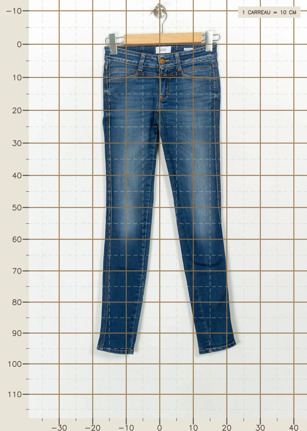 Jean Skinny Bleu - Taille XS/34 de la marque Closed | PARAD115093 - Vendu par Paradigme - Image 4
