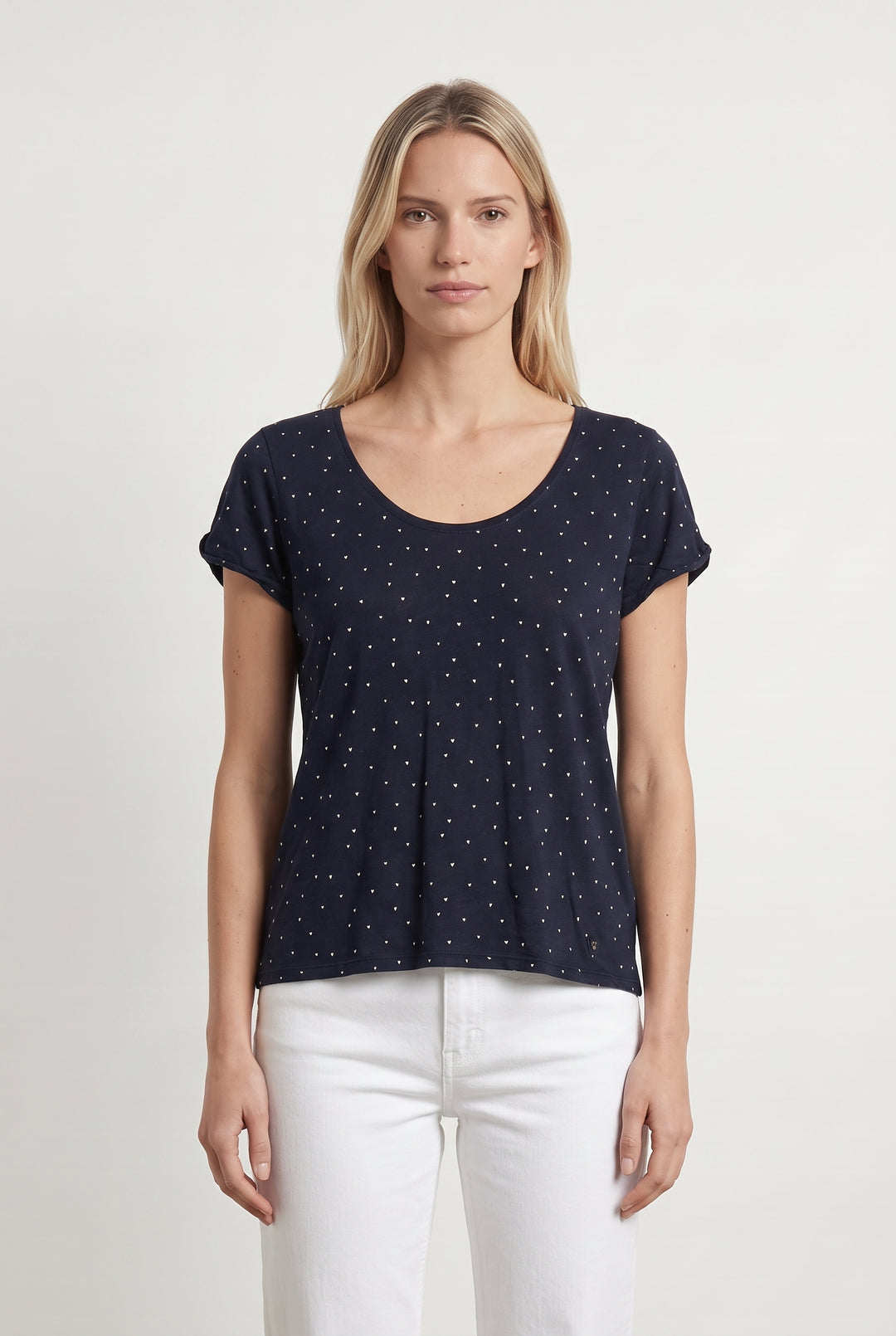 Tee-shirt Bleu et Blanc - Taille S/36 de la marque Des petits hauts | PARAD115094 - Vendu par Paradigme - Image 1