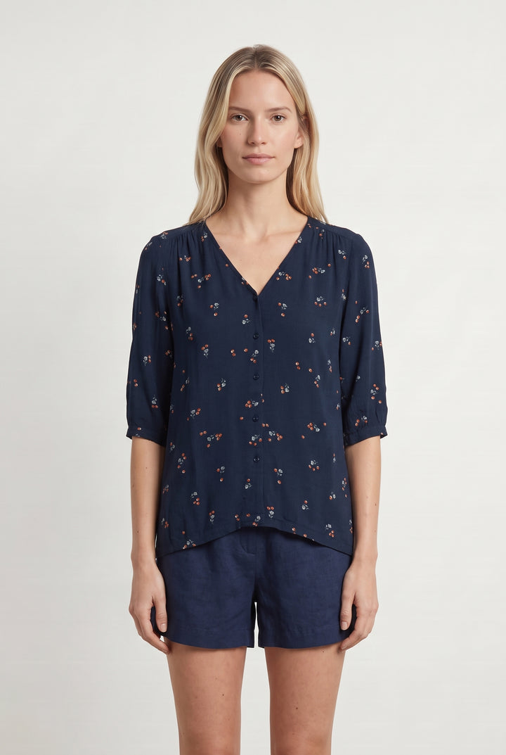 Blouse Bleue - Taille M/38 de la marque Sessùn | PARAD115096 - Vendu par Paradigme - Image 1