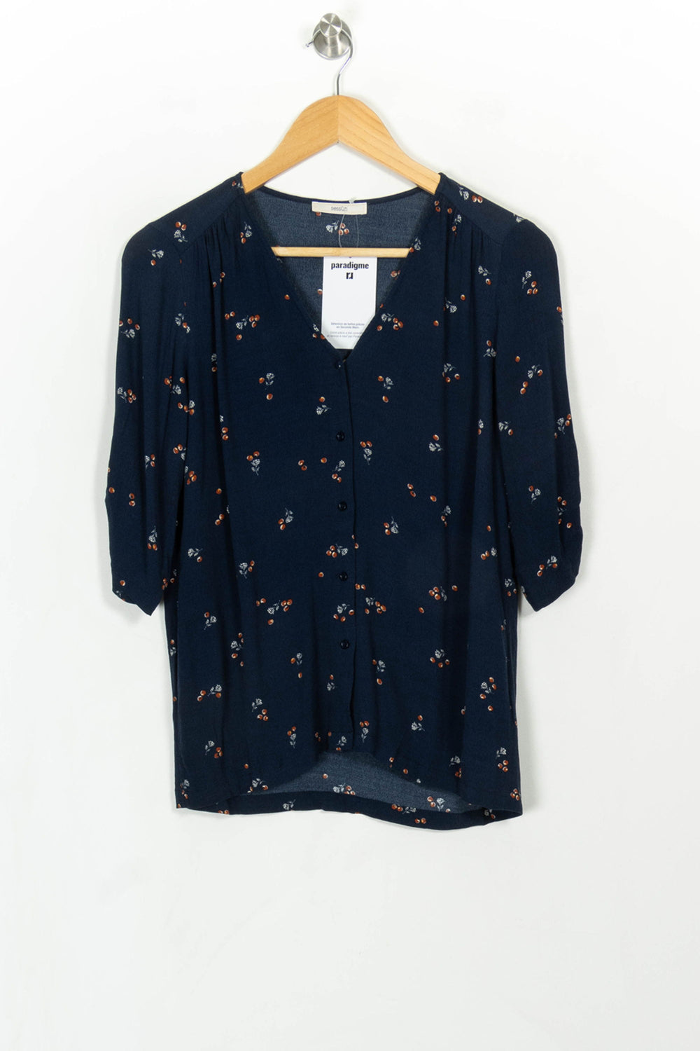 Blouse Bleue - Taille M/38 de la marque Sessùn | PARAD115096 - Vendu par Paradigme - Image 2