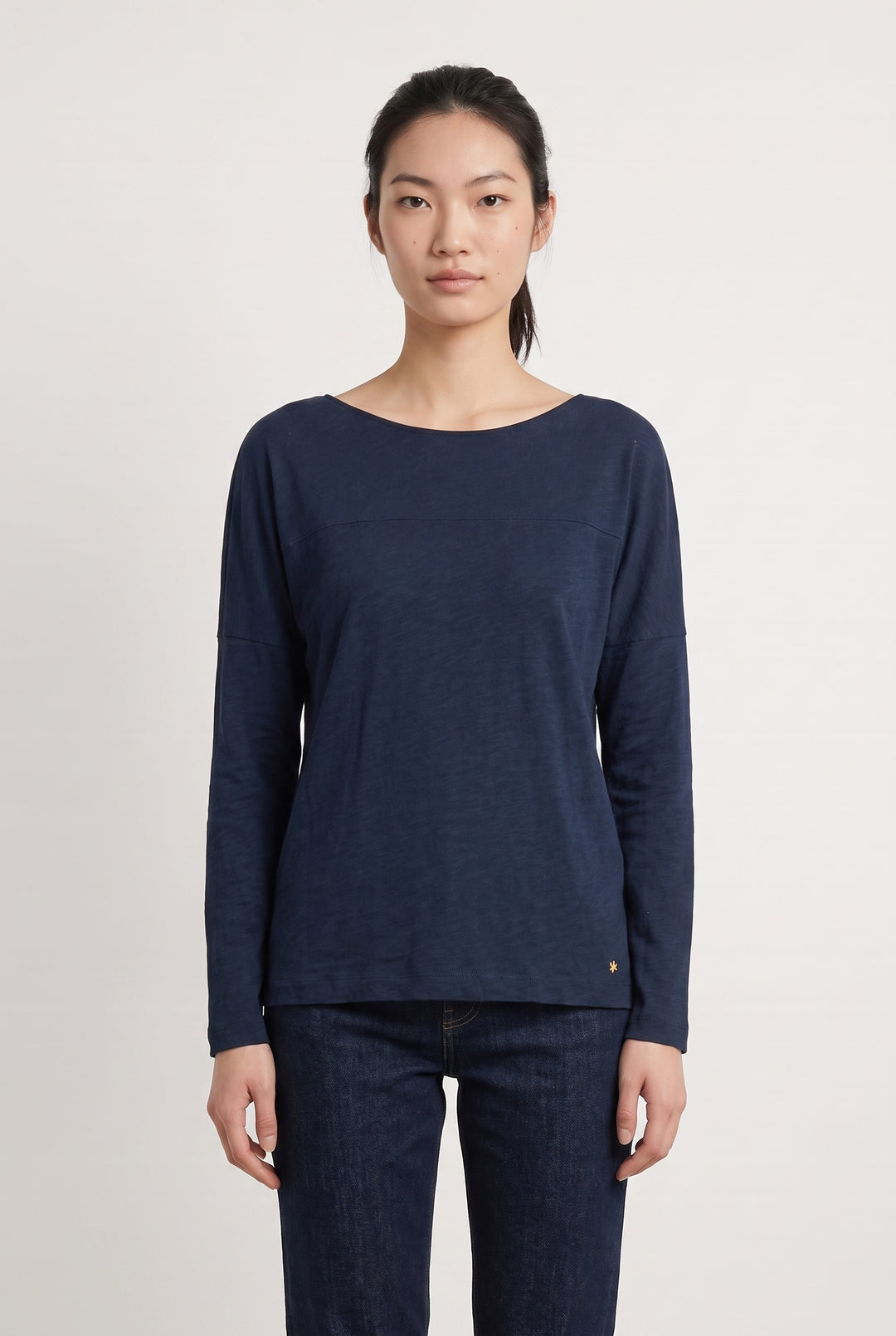Tee-shirt Manches Longues Bleu - Taille XS/34 de la marque Des petits hauts | PARAD115099 - Vendu par Paradigme - Image 1