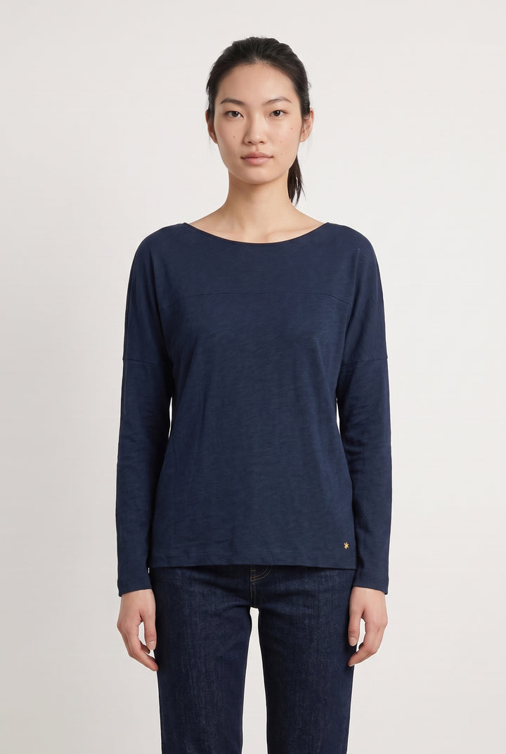 Tee-shirt Manches Longues Bleu - Taille XS/34 de la marque Des petits hauts | PARAD115099 - Vendu par Paradigme - Image 1