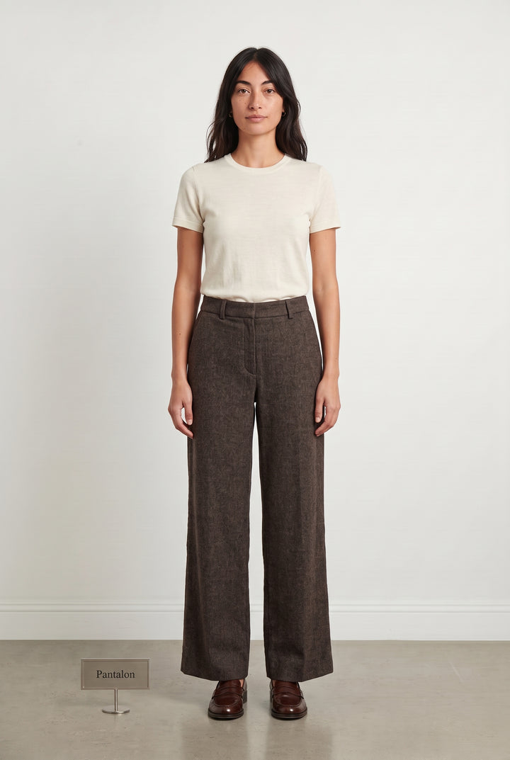 Pantalon Marron - Taille S/36 de la marque Joseph | PARAD115101 - Vendu par Paradigme - Image 1