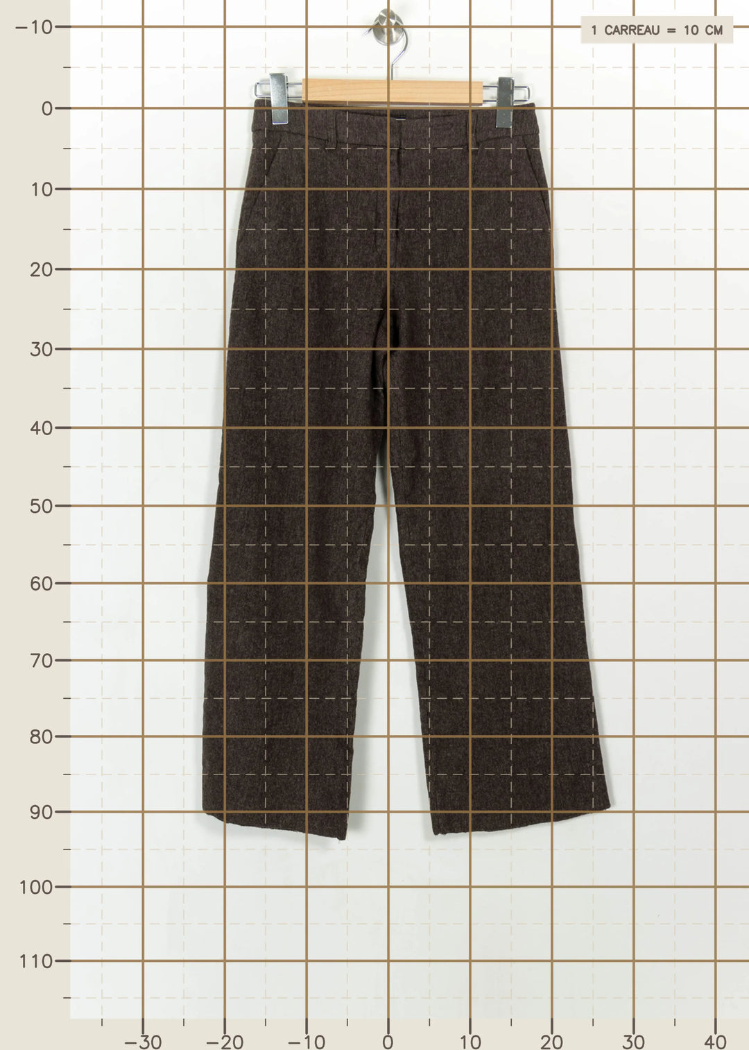 Pantalon Marron - Taille S/36 de la marque Joseph | PARAD115101 - Vendu par Paradigme - Image 4