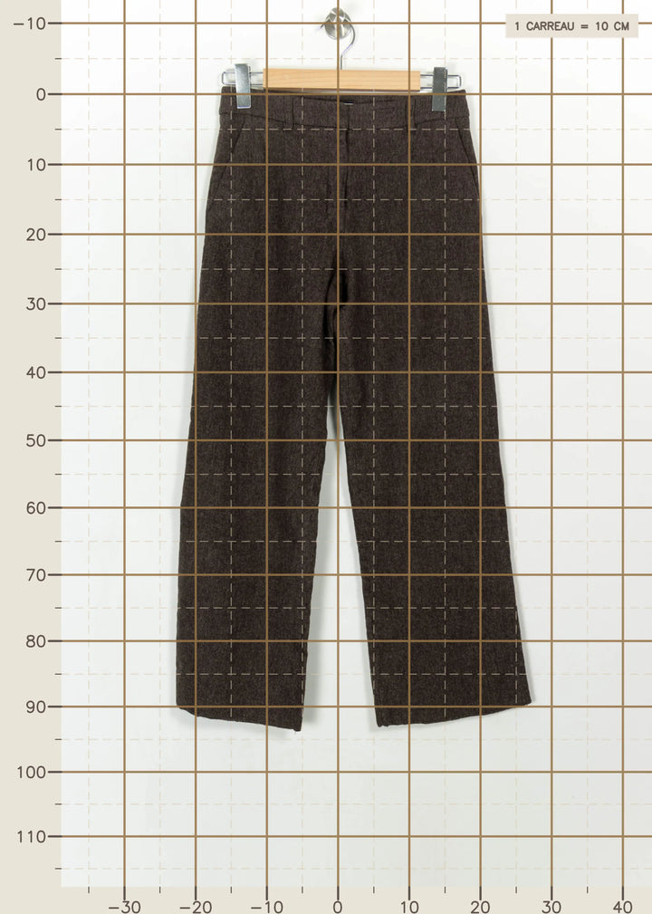 Pantalon Marron - Taille S/36 de la marque Joseph | PARAD115101 - Vendu par Paradigme - Image 4