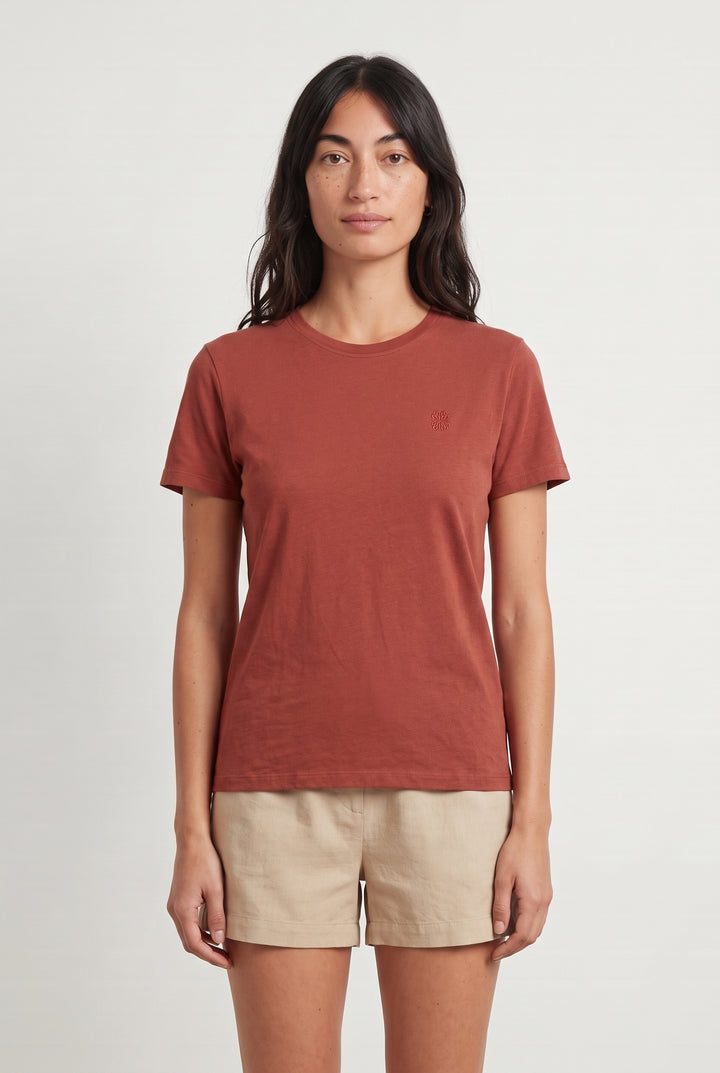 Tee-shirt Bordeaux - Taille M/38 de la marque Balzac Paris | PARAD115103 - Vendu par Paradigme - Image 1
