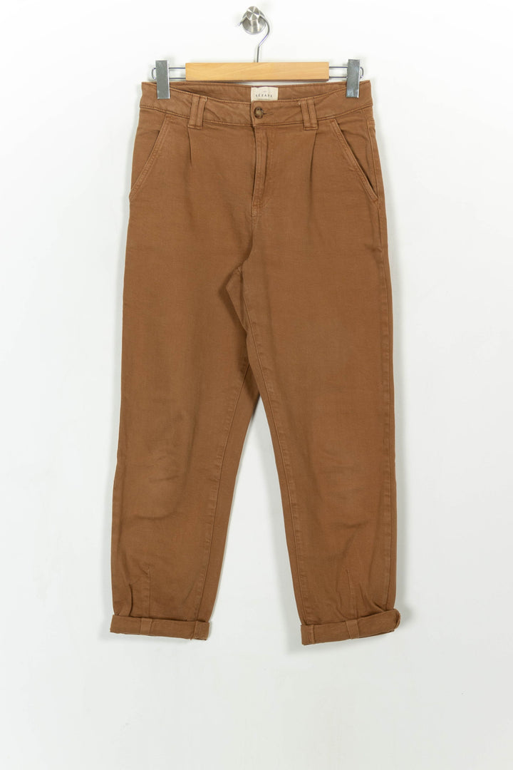 Pantalon Marron - Taille S/36 de la marque Sézane | PARAD115104 - Vendu par Paradigme - Image 2