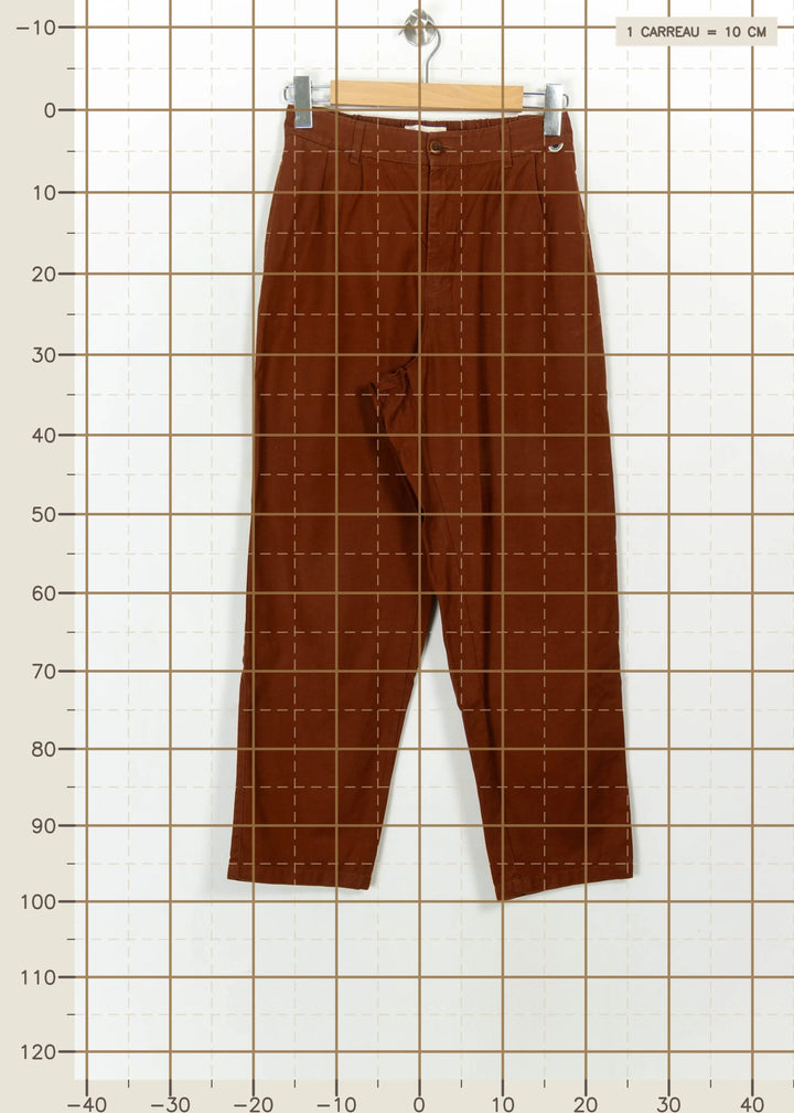 Pantalon Marron - Taille M/38 de la marque Thinking Mu | PARAD115105 - Vendu par Paradigme - Image 4