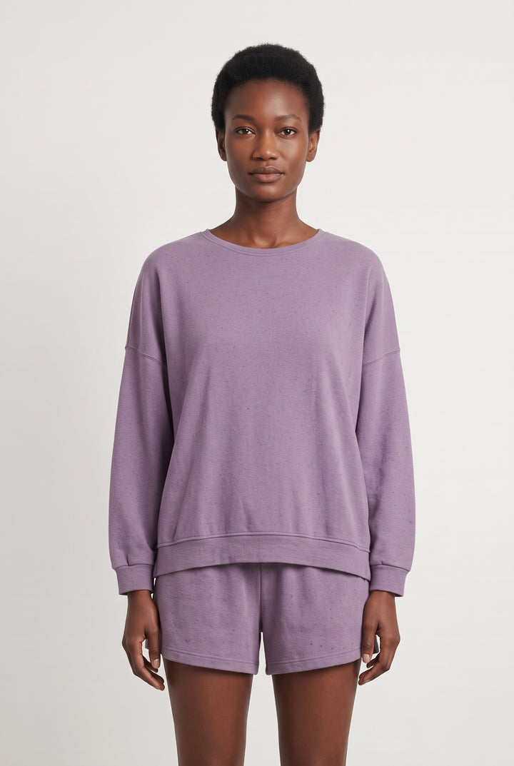 Sweat-shirt Violet - Taille M/38 de la marque Sessùn | PARAD115106 - Vendu par Paradigme - Image 1