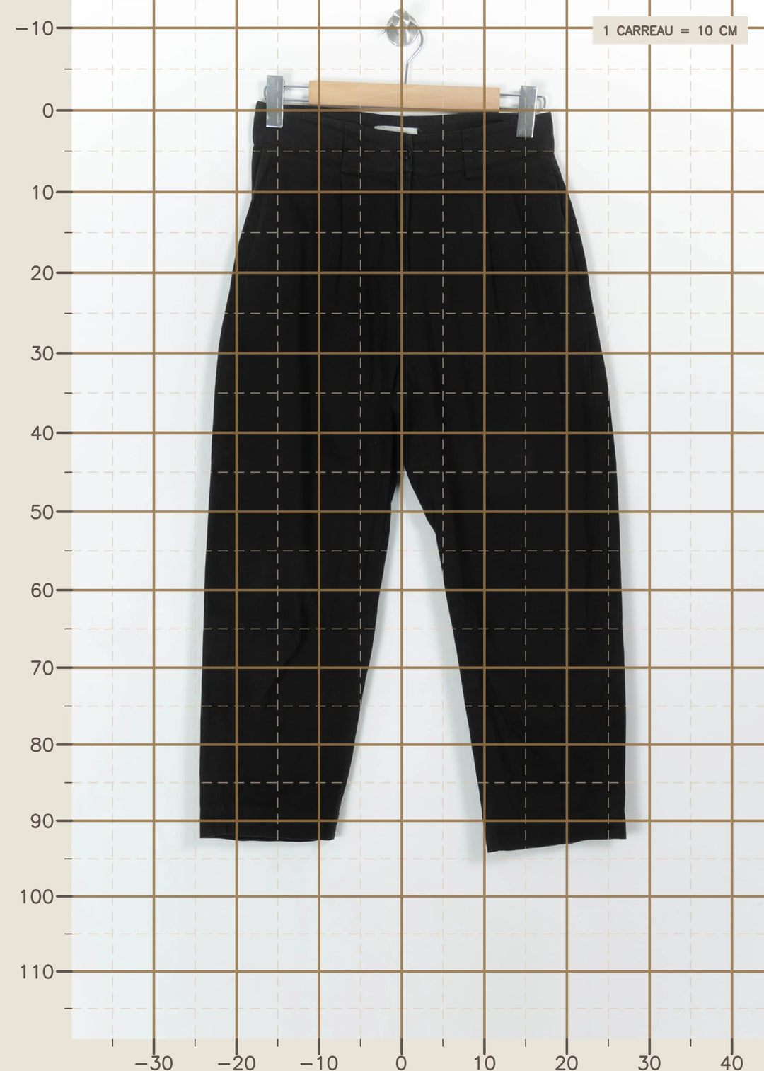 Pantalon Noir - Taille M/38 de la marque Thinking Mu | PARAD115107 - Vendu par Paradigme - Image 4