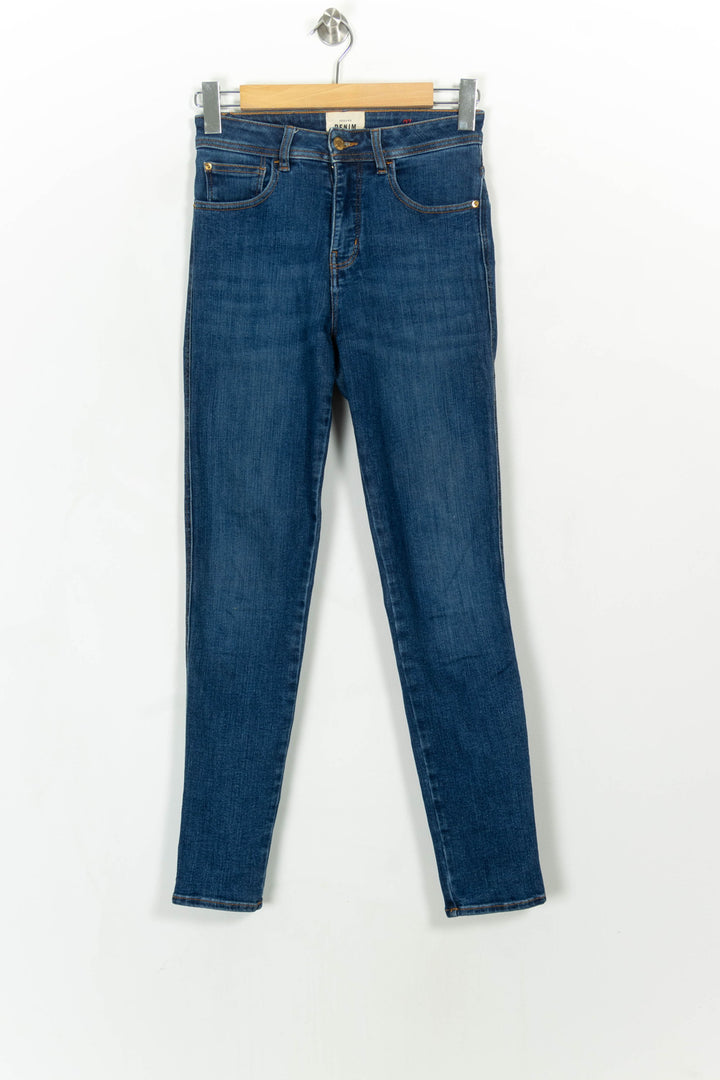 Jean Slim Bleu - Taille S/36 de la marque Sézane | PARAD115109 - Vendu par Paradigme - Image 2