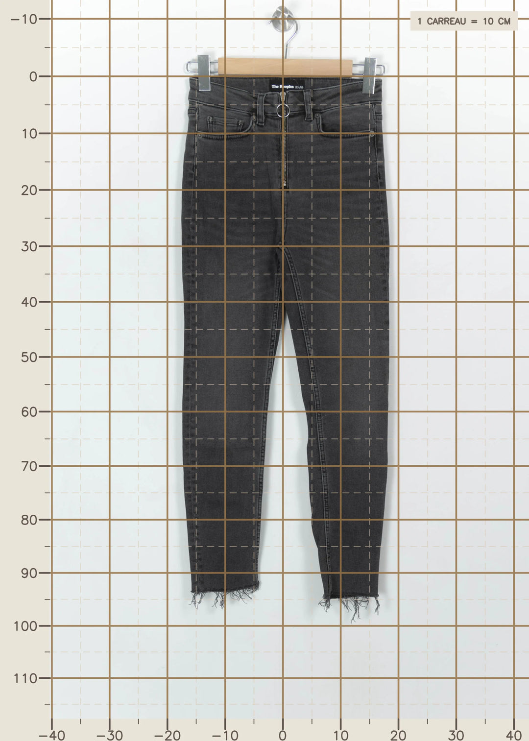 Jean Gris - Taille S/36 de la marque The Kooples | PARAD115115 - Vendu par Paradigme - Image 4