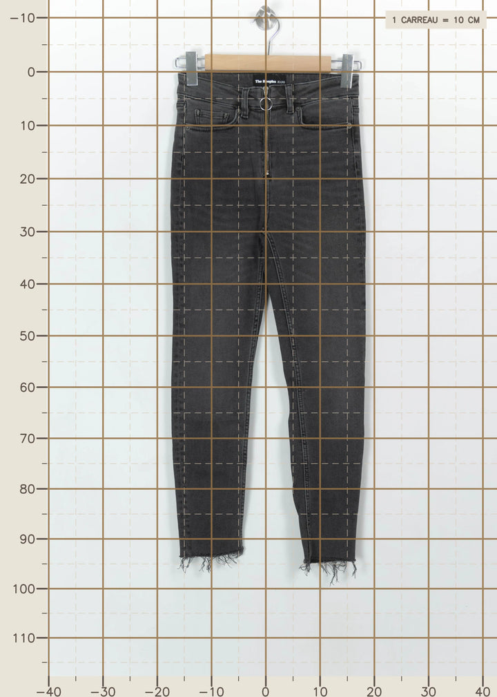 Jean Gris - Taille S/36 de la marque The Kooples | PARAD115115 - Vendu par Paradigme - Image 4