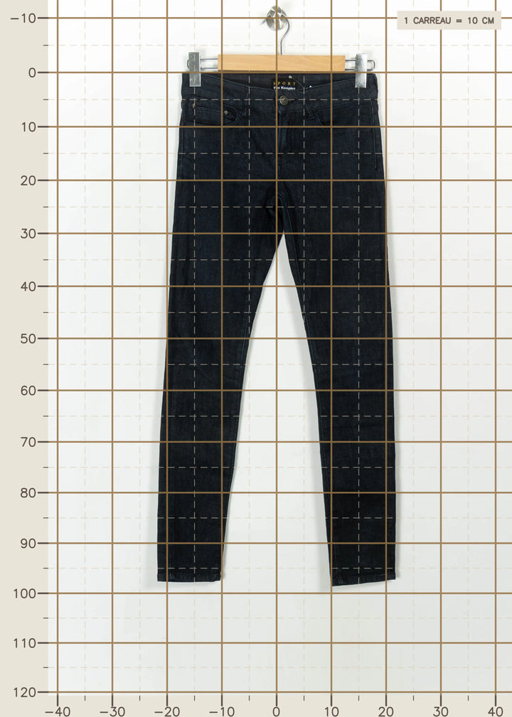 Jean Skinny Bleu - Taille S/36 de la marque The Kooples | PARAD115119 - Vendu par Paradigme - Image 4