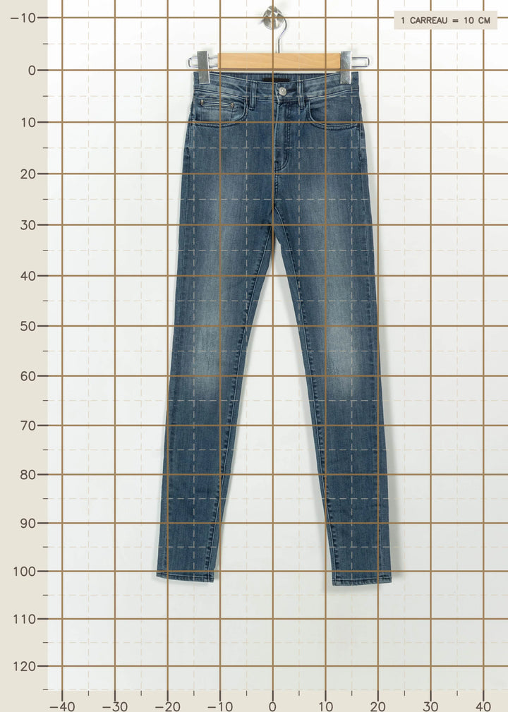 Jean Skinny Bleu - Taille S/36 de la marque The Kooples | PARAD115120 - Vendu par Paradigme - Image 4