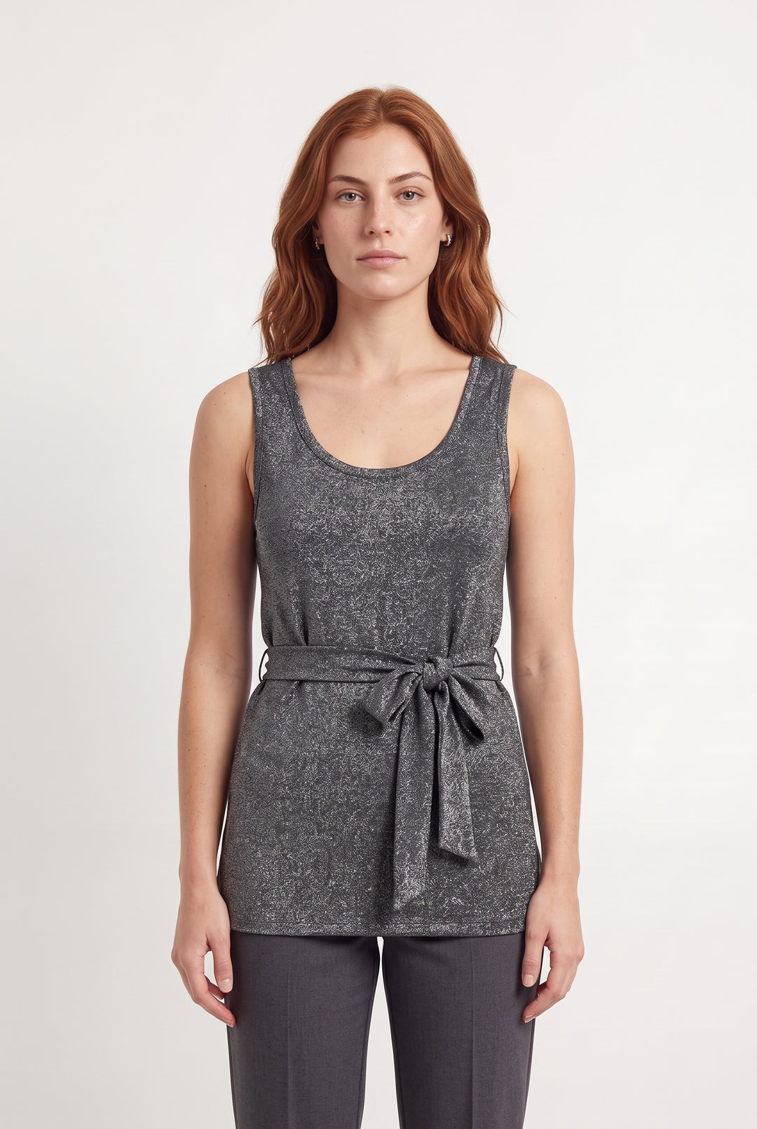 Débardeur Gris - Taille S/36 de la marque Claudie Pierlot | PARAD115125 - Vendu par Paradigme - Image 1