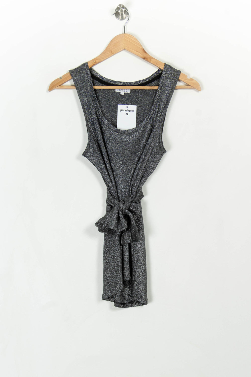 Débardeur Gris - Taille S/36 de la marque Claudie Pierlot | PARAD115125 - Vendu par Paradigme - Image 2