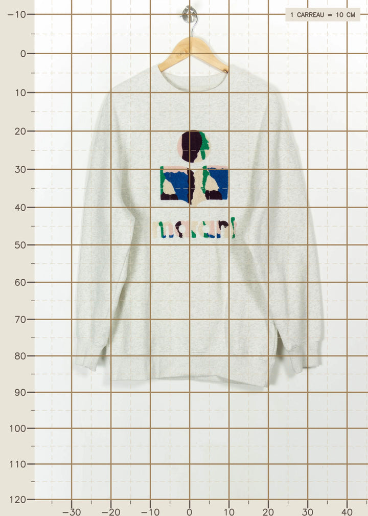 Sweatshirt Beige - Taille M/38 de la marque Isabel Marant étoile | PARAD115127 - Vendu par Paradigme - Image 4