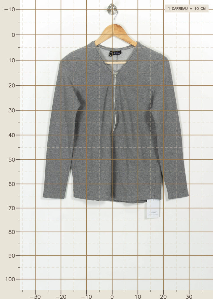 Gilet Gris - Taille M/38 de la marque The Kooples | PARAD115128 - Vendu par Paradigme - Image 4