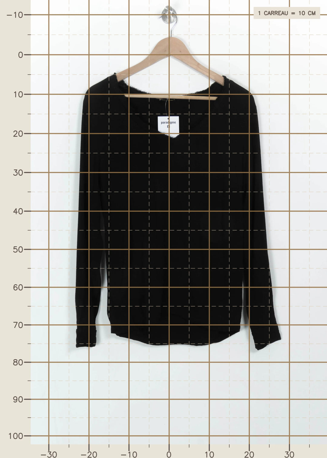 Blouse Noire - Taille M/38 de la marque Maje | PARAD115132 - Vendu par Paradigme - Image 4