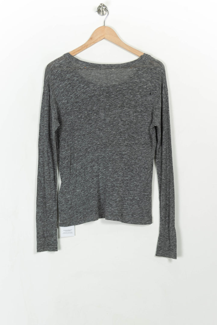 Tee-shirt à Manches Longues Gris - Taille S/36 de la marque Zadig&amp;Voltaire | PARAD115137 - Vendu par Paradigme - Image 5
