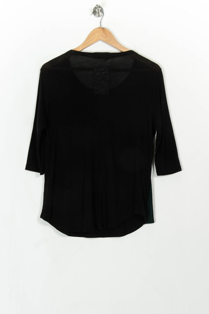 Tee-shirt Noir et Vert - Taille M/38 de la marque The Kooples | PARAD115139 - Vendu par Paradigme - Image 5