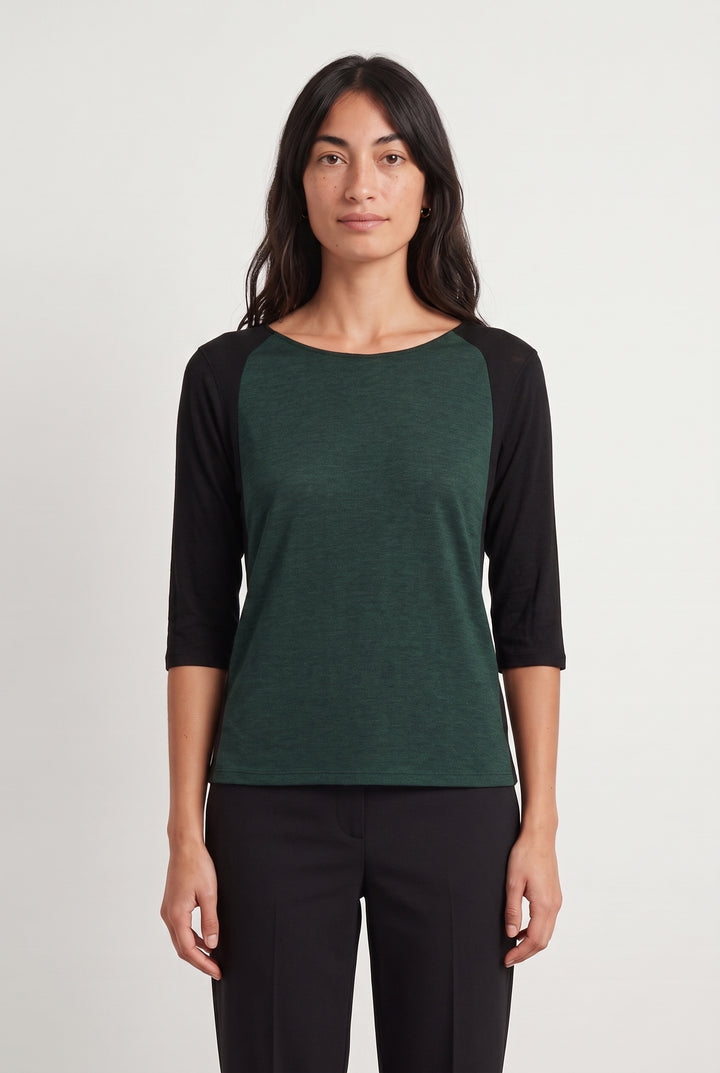 Tee-shirt Noir et Vert - Taille M/38 de la marque The Kooples | PARAD115139 - Vendu par Paradigme - Image 1