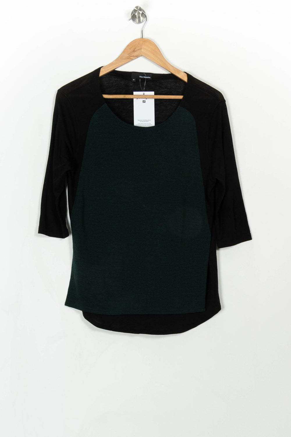 Tee-shirt Noir et Vert - Taille M/38 de la marque The Kooples | PARAD115139 - Vendu par Paradigme - Image 2