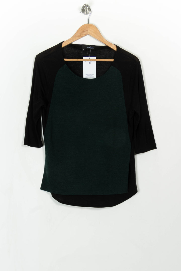 Tee-shirt Noir et Vert - Taille M/38 de la marque The Kooples | PARAD115139 - Vendu par Paradigme - Image 2
