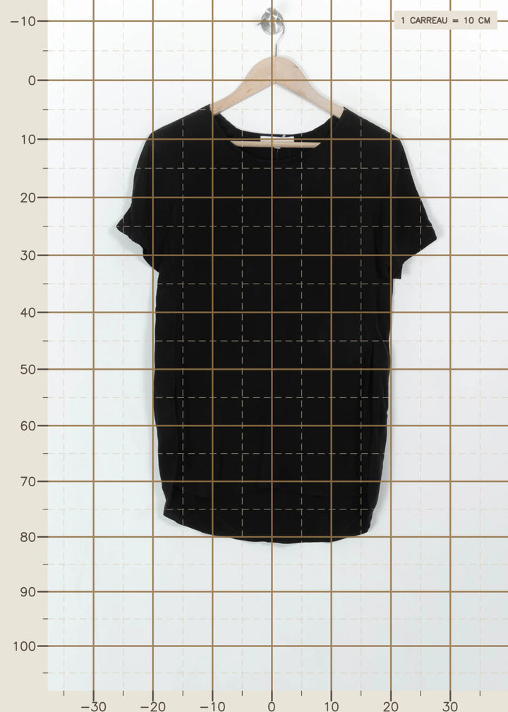 Blouse Noire - Taille S/36 de la marque Maje | PARAD115140 - Vendu par Paradigme - Image 4