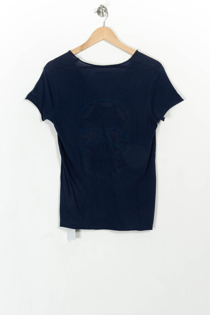 Tee-shirt Bleu - Taille M/38 de la marque Zadig&amp;Voltaire | PARAD115146 - Vendu par Paradigme - Image 5