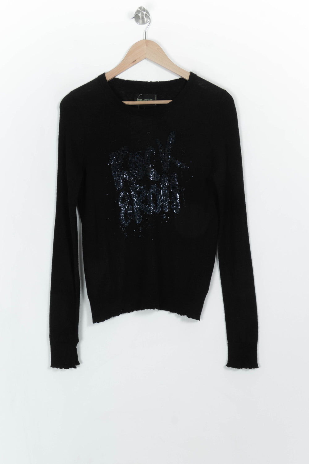 Pull Noir - Taille M/38 de la marque Zadig&Voltaire | PARAD115147 - Vendu par Paradigme - Image 2
