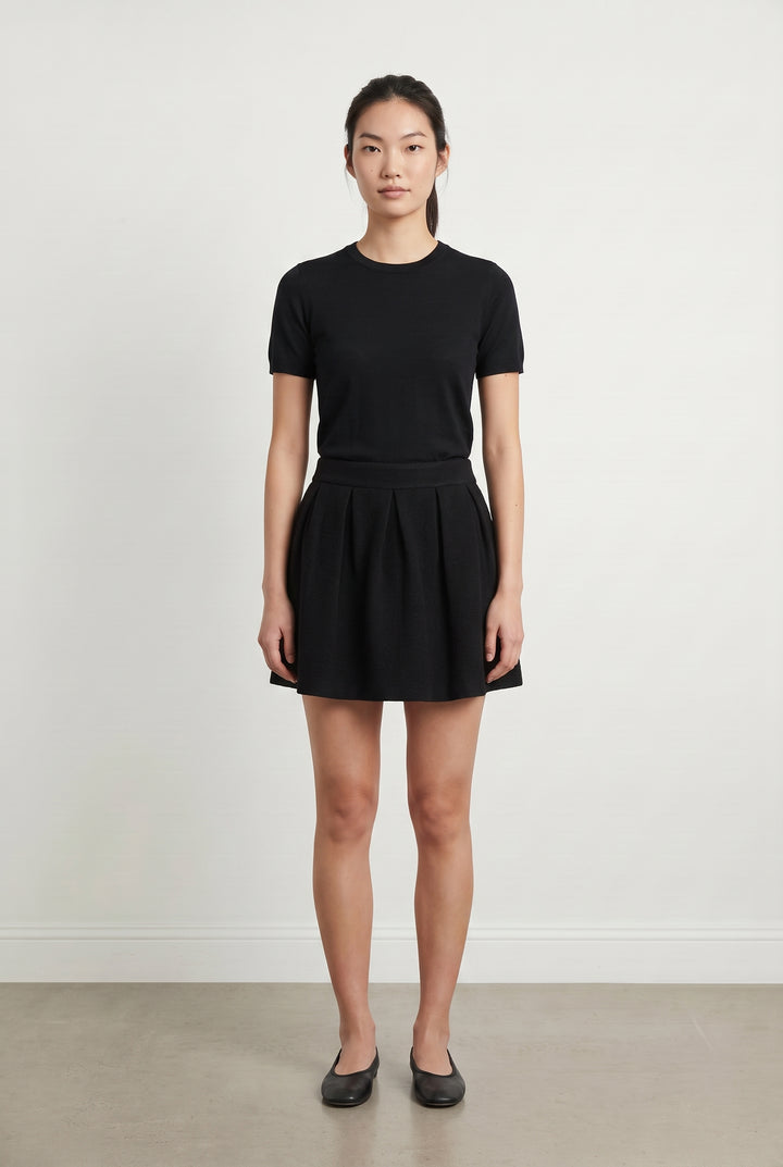 Jupe Plissée Noire - Taille S/36 de la marque ba&amp;sh | PARAD115148 - Vendu par Paradigme - Image 1