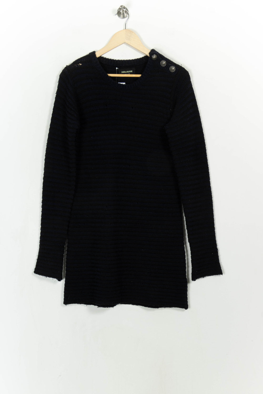 Robe Pull Bleu - Taille M/38 de la marque Zadig&Voltaire | PARAD115149 - Vendu par Paradigme - Image 2