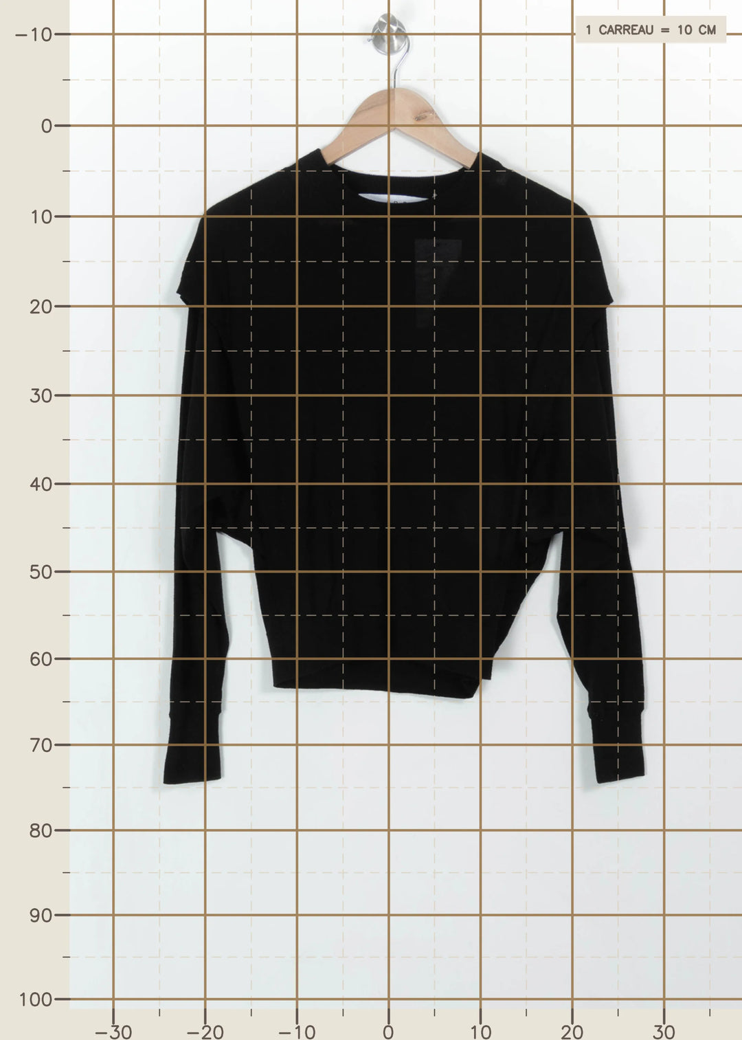 Pull Noir - Taille M/38 de la marque IRO | PARAD115150 - Vendu par Paradigme - Image 4