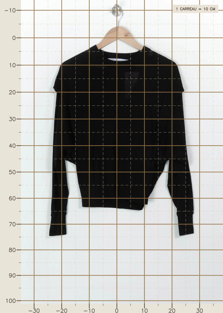 Pull Noir - Taille M/38 de la marque IRO | PARAD115150 - Vendu par Paradigme - Image 4