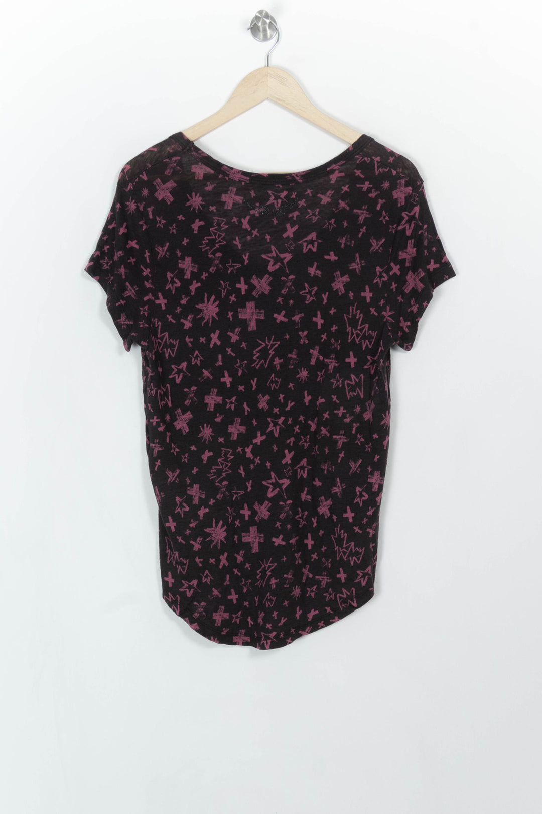 T-shirt Noir et Rose - Taille M/38 de la marque Zadig&amp;Voltaire | PARAD115152 - Vendu par Paradigme - Image 5