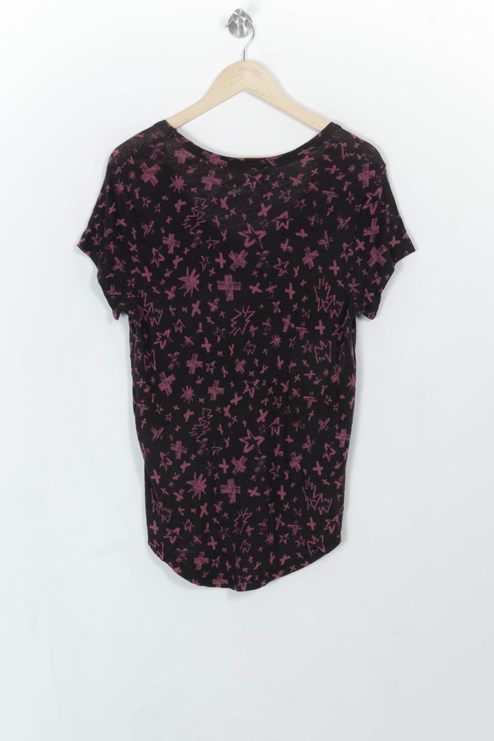 T-shirt Noir et Rose - Taille M/38 de la marque Zadig&amp;Voltaire | PARAD115152 - Vendu par Paradigme - Image 5