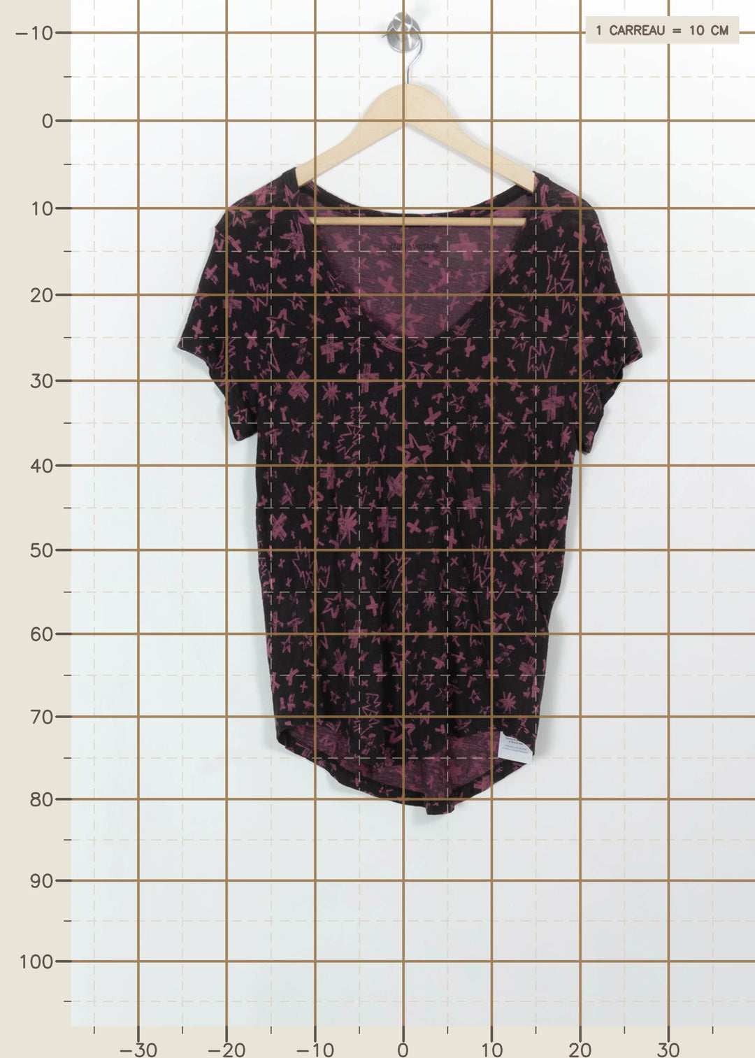 T-shirt Noir et Rose - Taille M/38 de la marque Zadig&amp;Voltaire | PARAD115152 - Vendu par Paradigme - Image 4