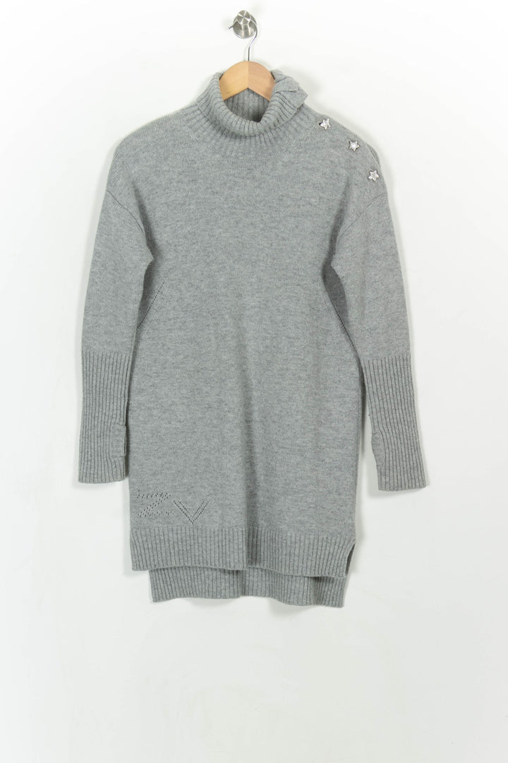 Robe Pull Grise - Taille L/40 de la marque Zadig&amp;Voltaire | PARAD115153 - Vendu par Paradigme - Image 2