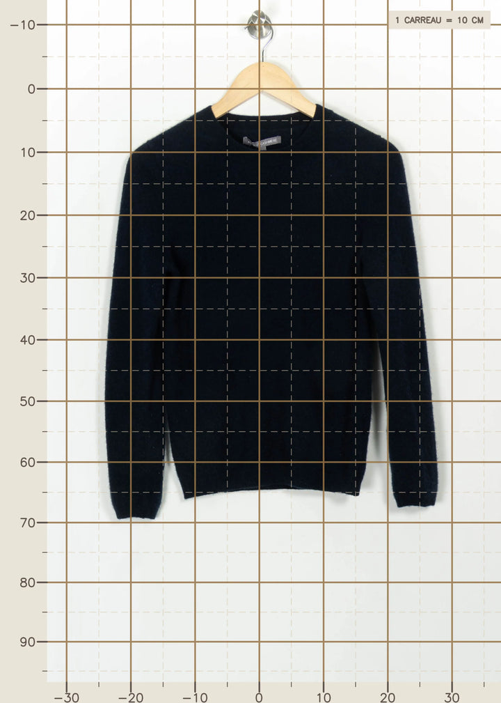 Pull Bleu - Taille L/40 de la marque Absolut Cashmere | PARAD115155 - Vendu par Paradigme - Image 4