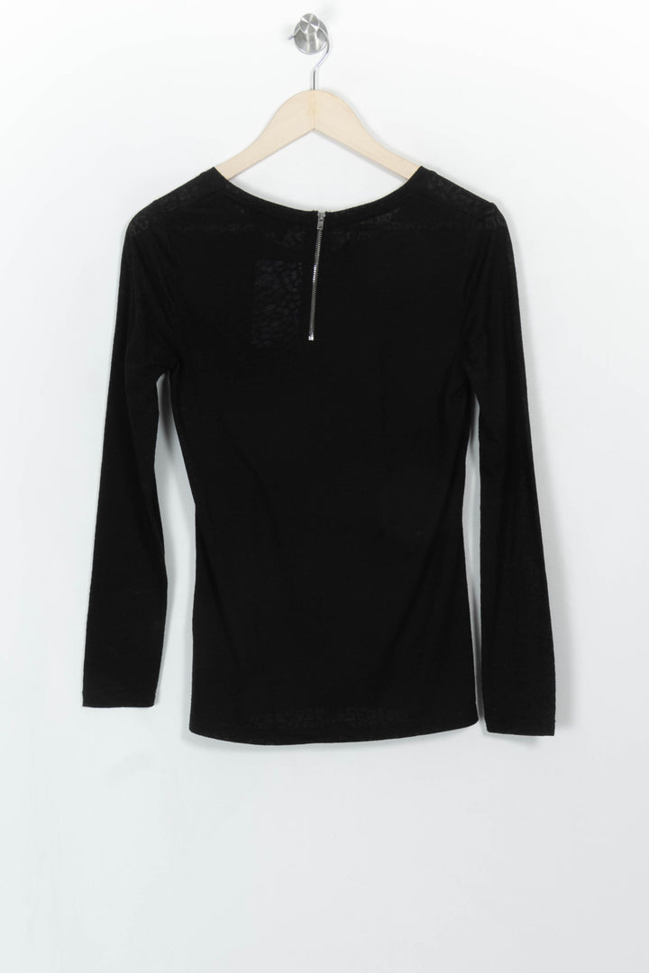 Pull Noir - Taille M/38 de la marque The Kooples | PARAD115158 - Vendu par Paradigme - Image 5