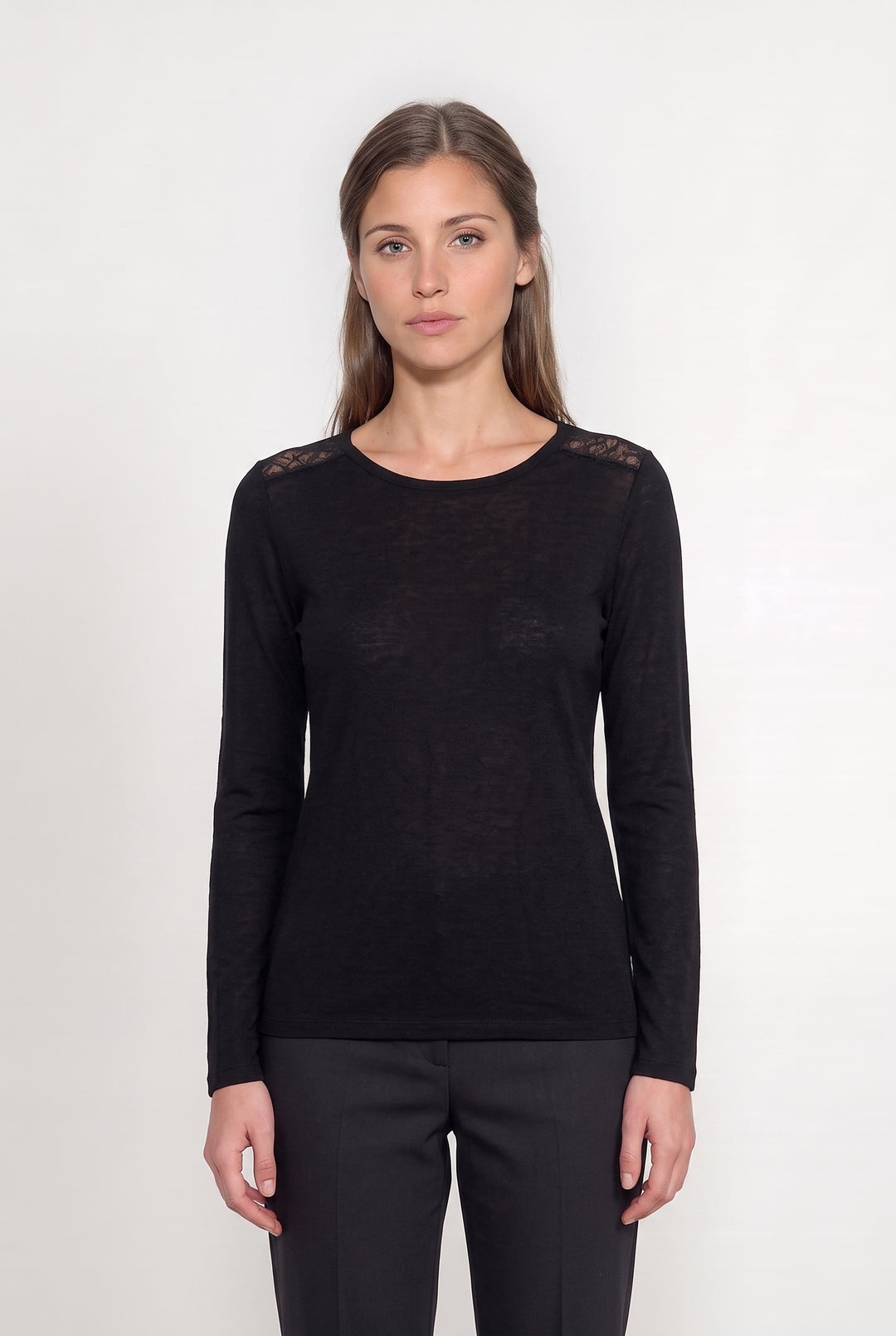 Pull Noir - Taille M/38 de la marque The Kooples | PARAD115158 - Vendu par Paradigme - Image 1