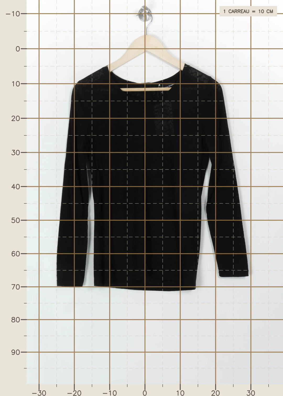 Pull Noir - Taille M/38 de la marque The Kooples | PARAD115158 - Vendu par Paradigme - Image 4