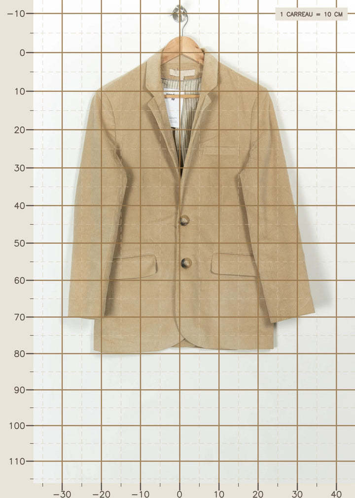 Blazer Beige - Taille M/38 de la marque Vanessa Bruno | PARAD115162 - Vendu par Paradigme - Image 4