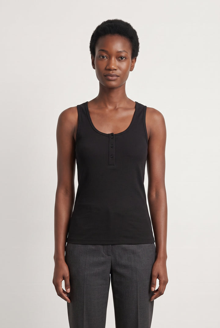 Débardeur Noir - Taille S/36 de la marque Caroll | PARAD115164 - Vendu par Paradigme - Image 1