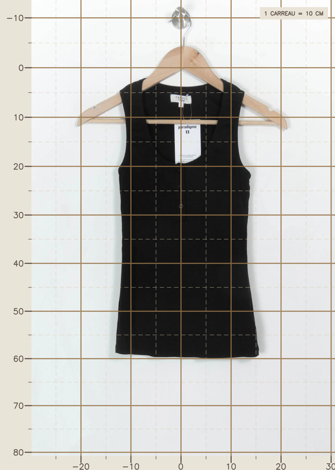 Débardeur Noir - Taille S/36 de la marque Caroll | PARAD115164 - Vendu par Paradigme - Image 4