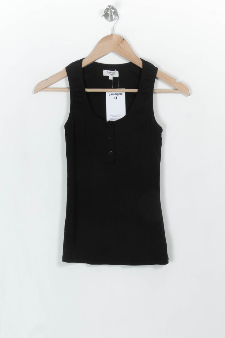 Débardeur Noir - Taille S/36 de la marque Caroll | PARAD115164 - Vendu par Paradigme - Image 2